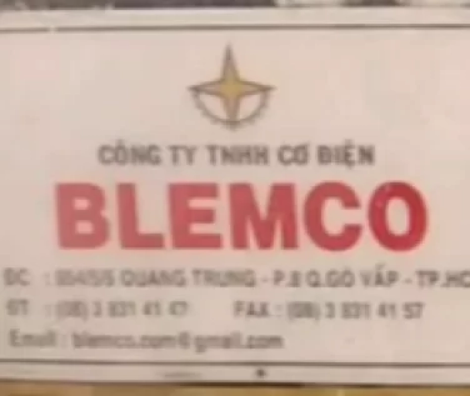 Công ty TNHH Cơ Điện Blemco